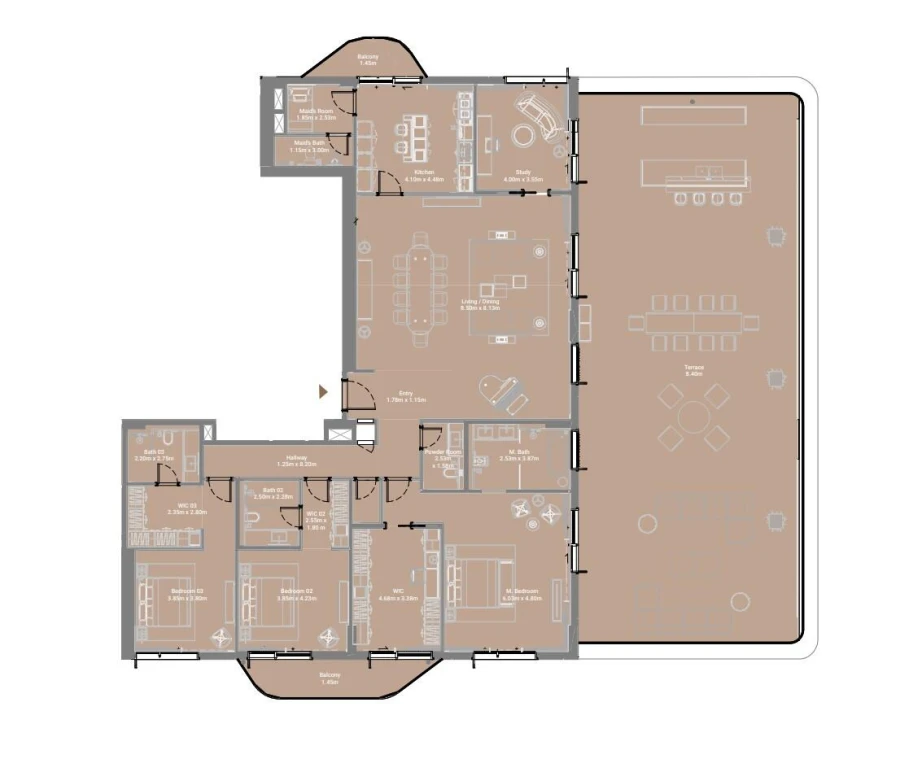 3 BR — SYMPHONY - PENTHOUSE - TYPE 2