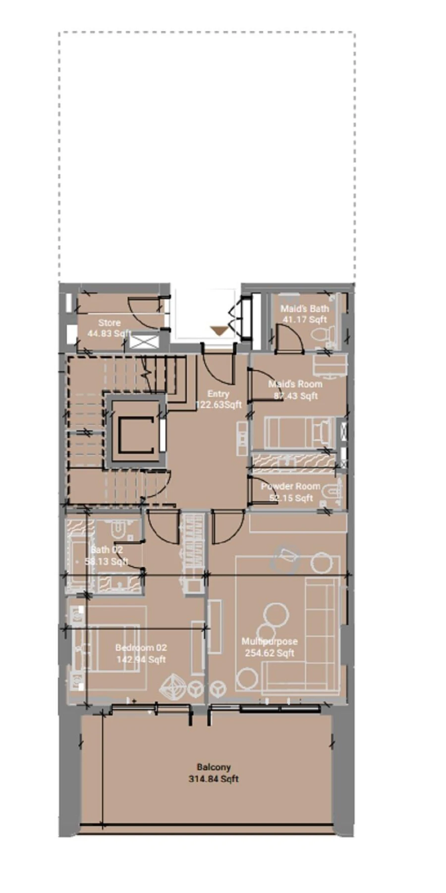 4 BR — TOWNHOUSE (MELODY) CLUSTER 2C - 02 / 2C - 07