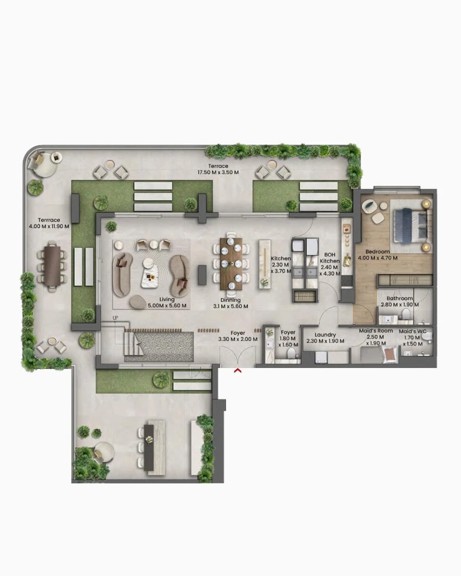 4 BR — 4 Bedroom Penthouse