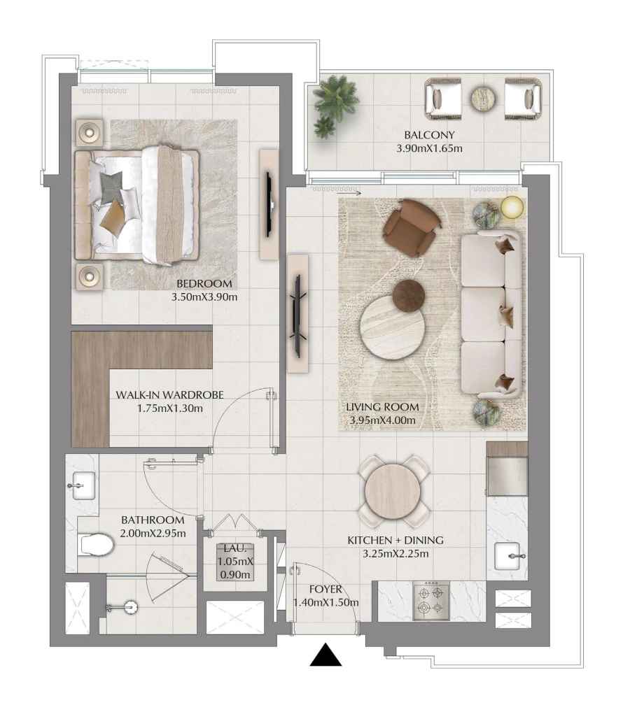 1 BR — 1 Bedroom Type 1A