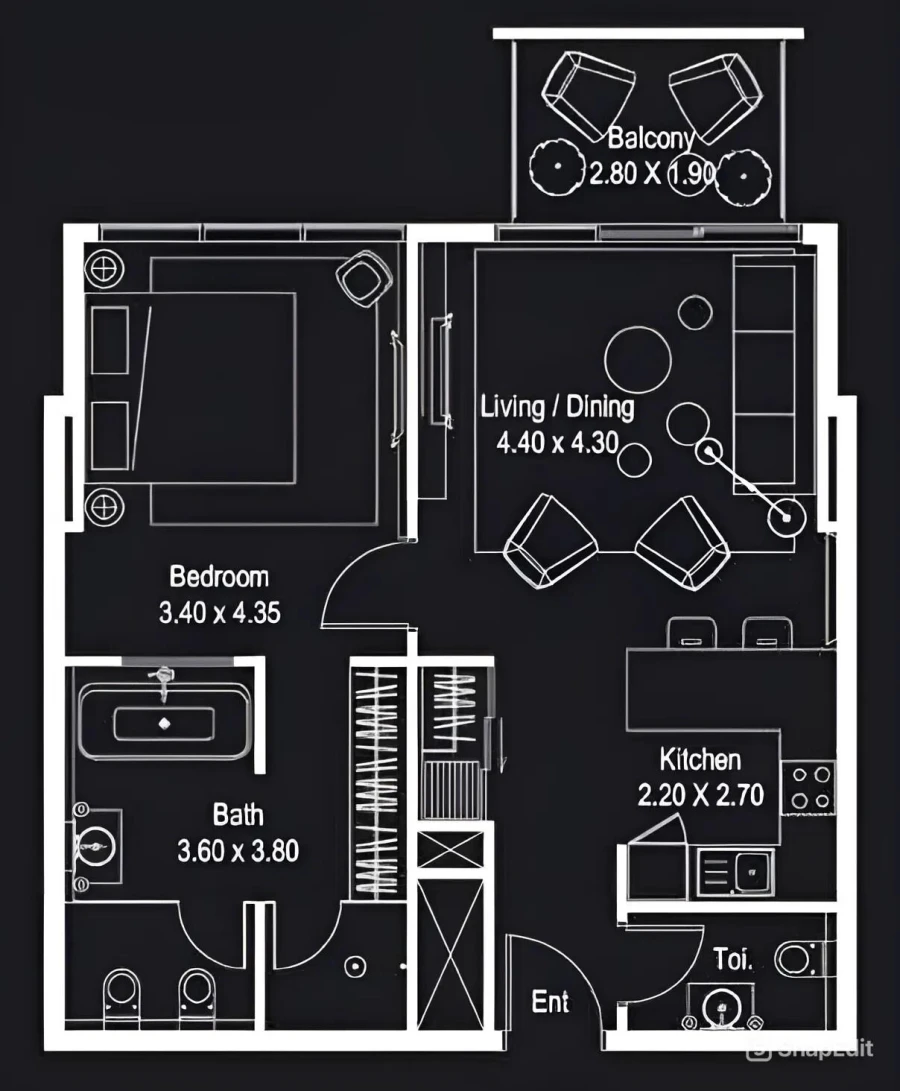 1 BR — 1 Bedroom