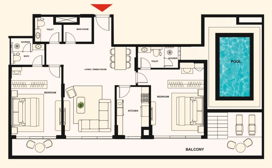2 BR — 2 Bedroom Type 06