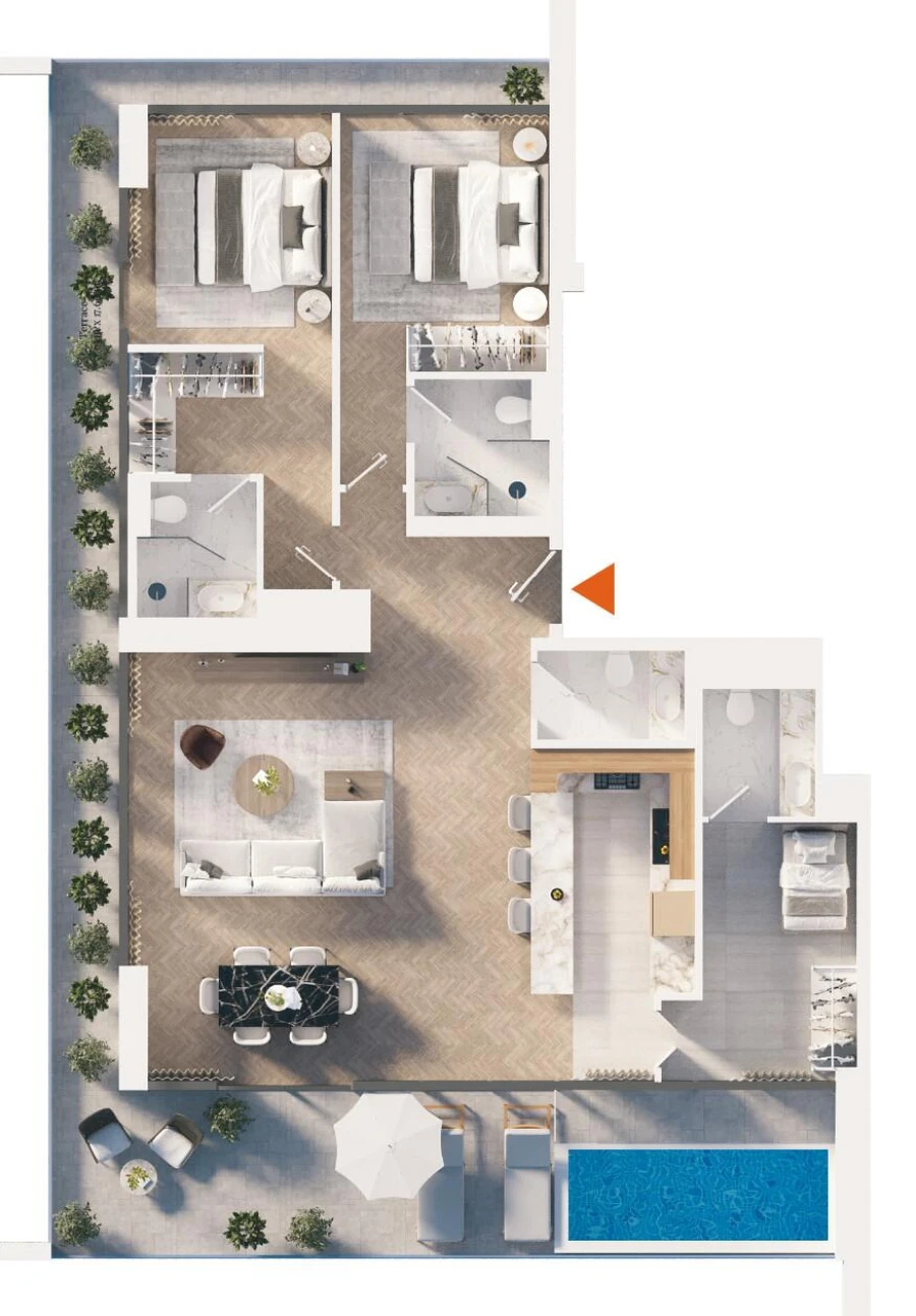 2 BR — 2 Bedroom Type 3