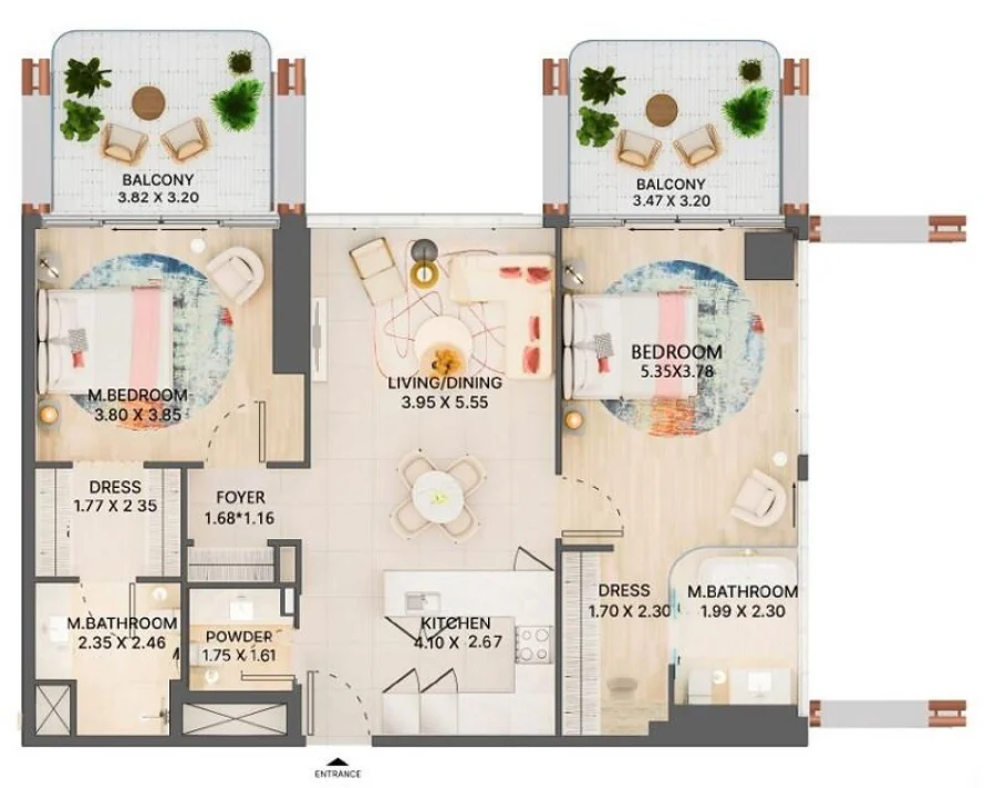 2 BR — 2 Bedroom