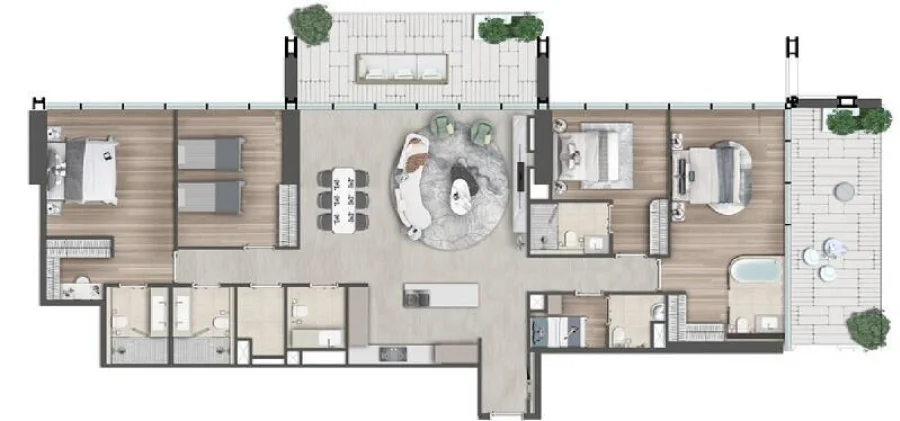 4 BR — 4 Bedroom Type B