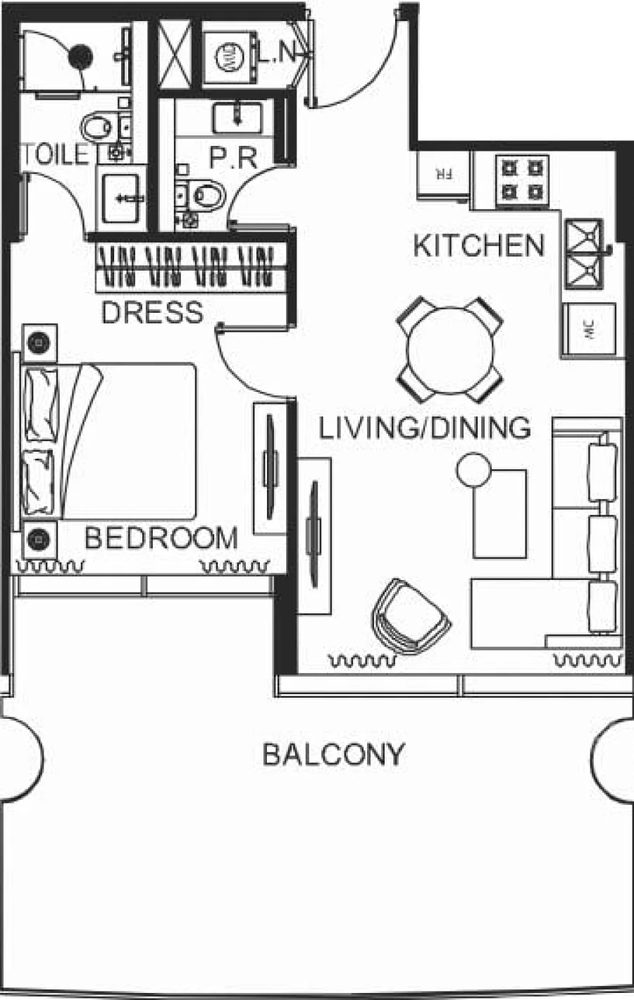 1 BR — 1 Bedroom