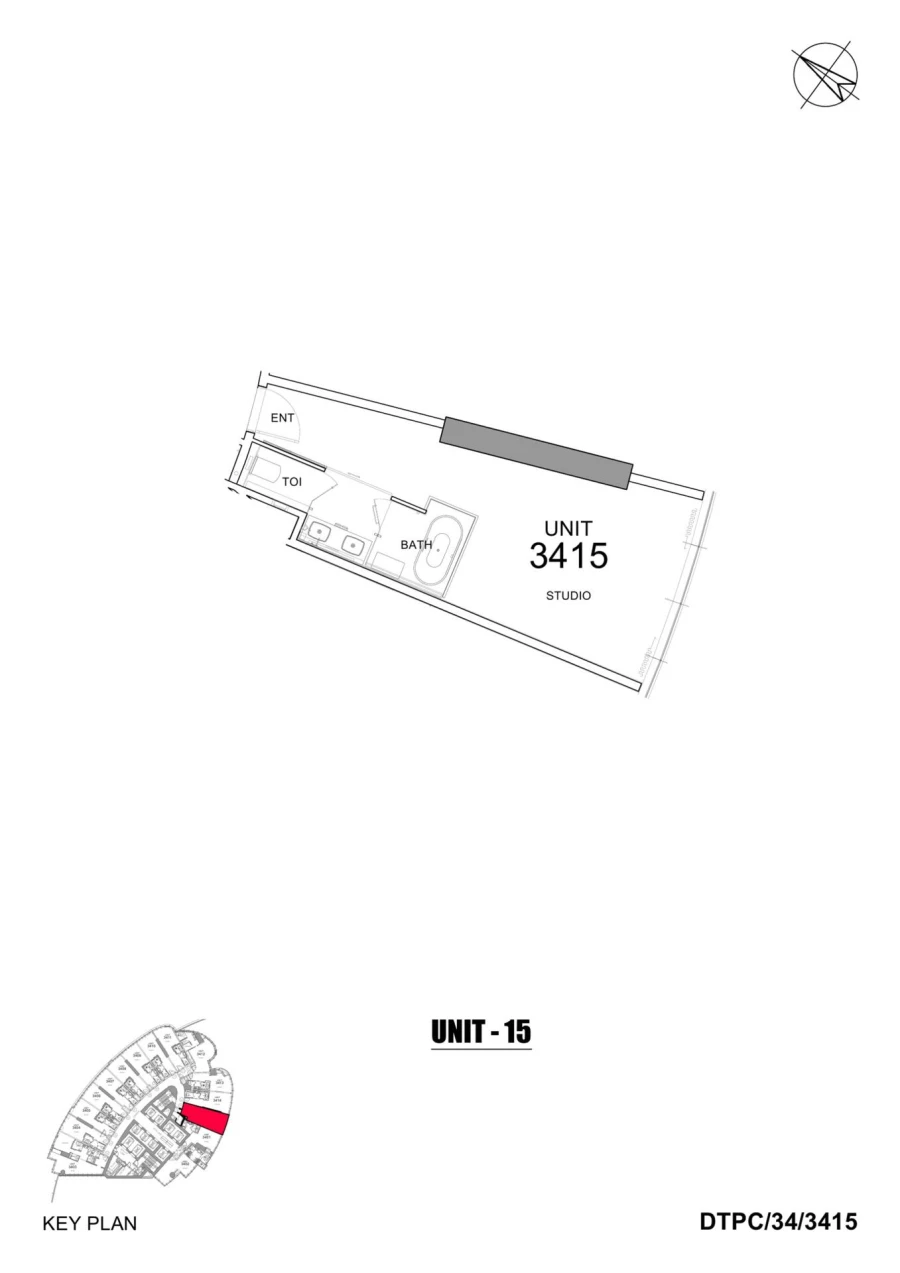 Studio — Unit Layout