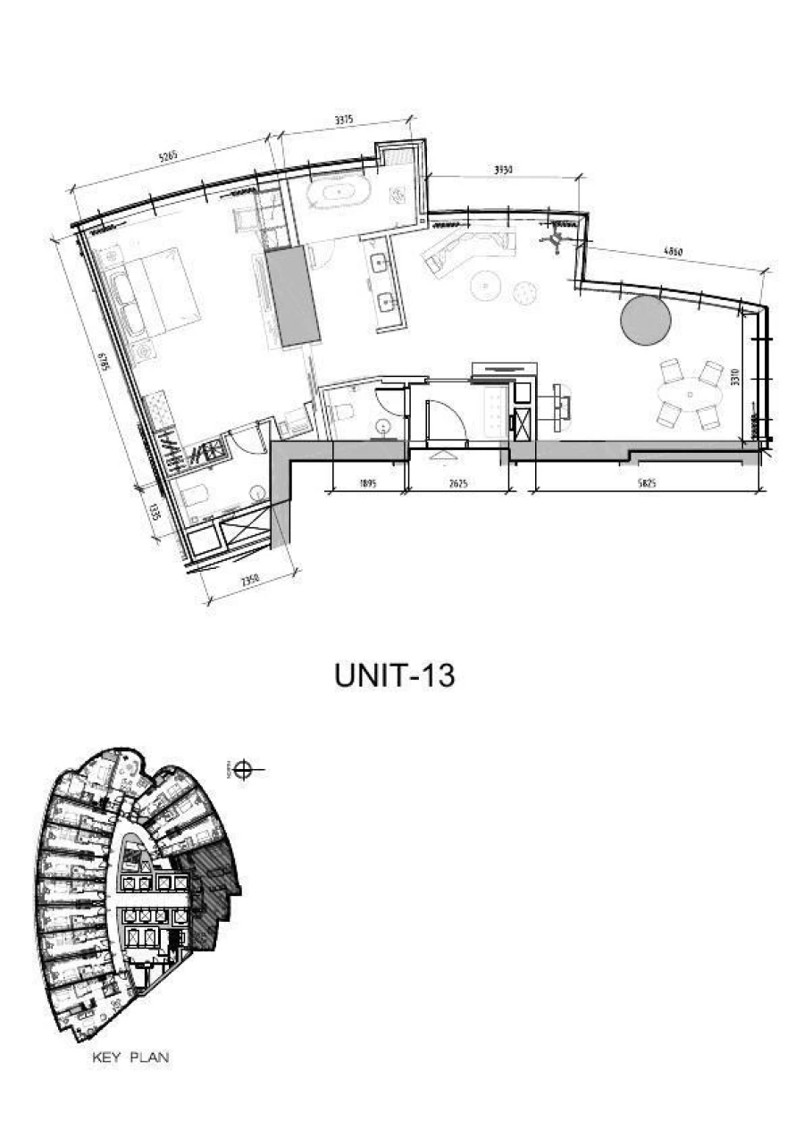 1 BR — Apartment Layout