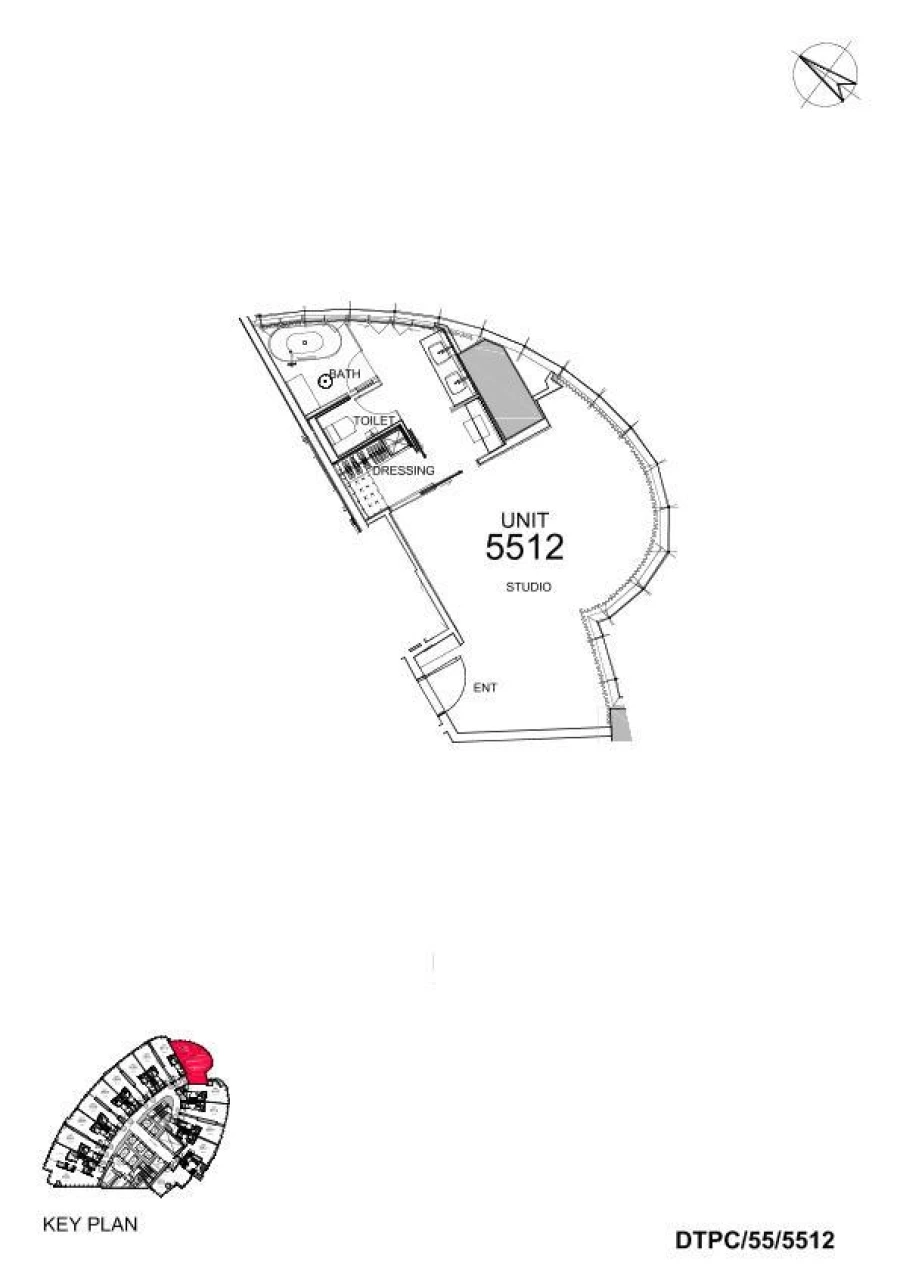 Studio — Unit Layout