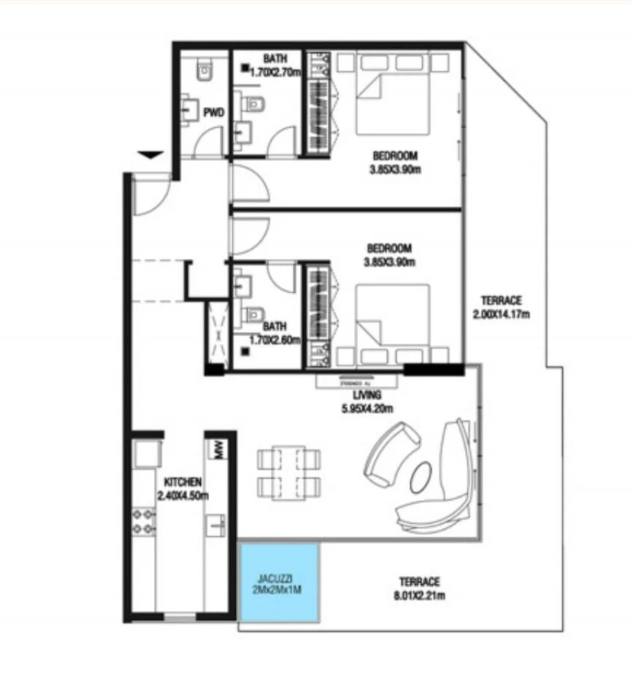 2 BR — 2 Bedroom