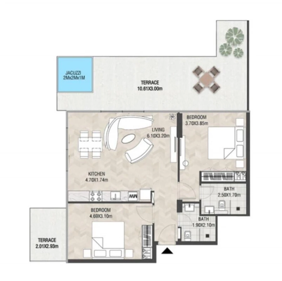 2 BR — 2 Bedroom