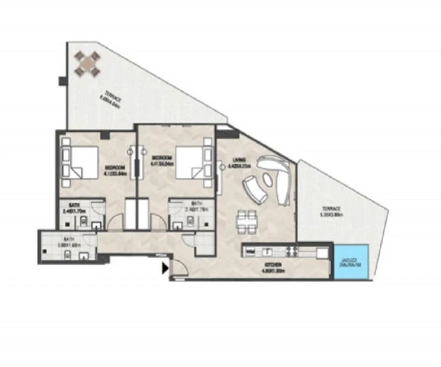 2 BR — 2 Bedroom Type 2