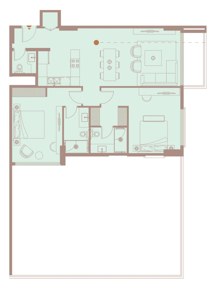 2 BR — 2 Bedroom