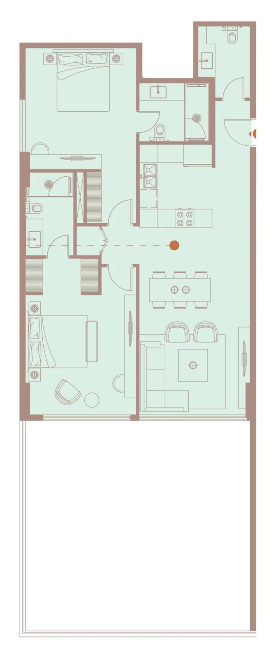 2 BR — 2 Bedroom