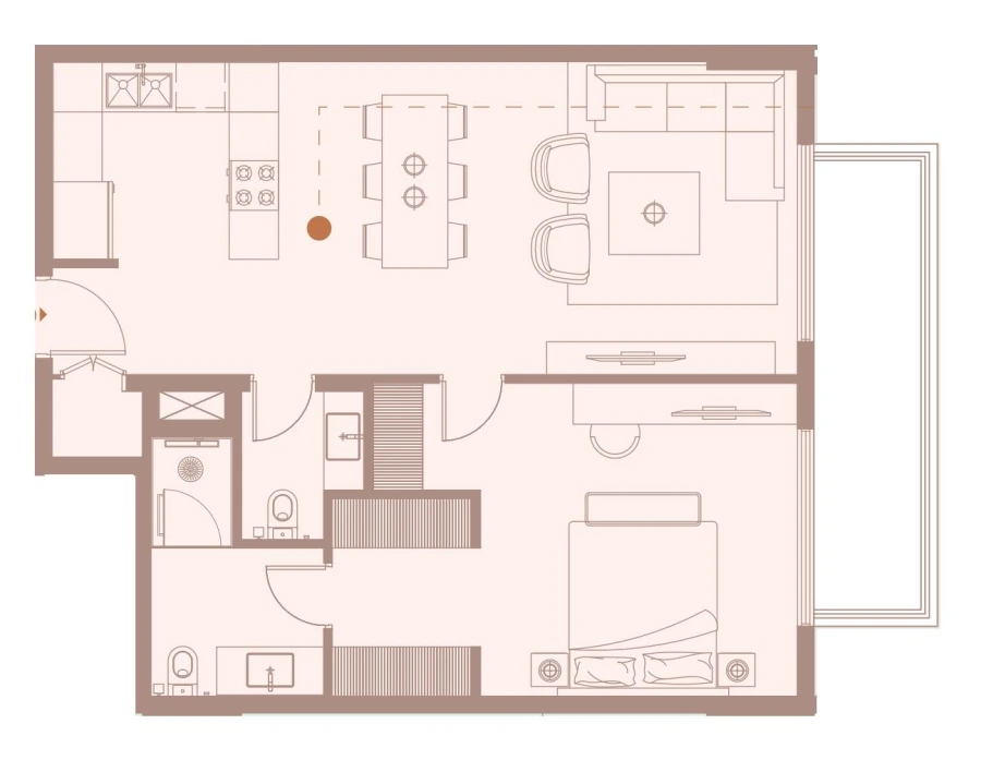 1 BR — 1 Bedroom