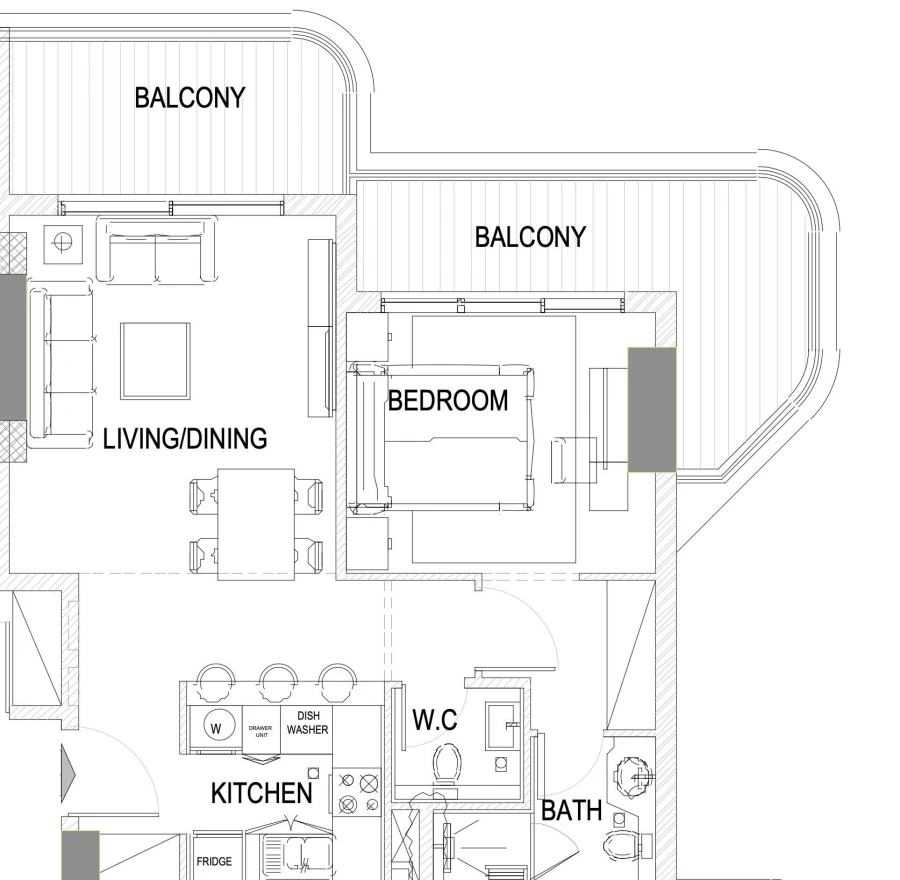 1 BR — 1 Bedroom