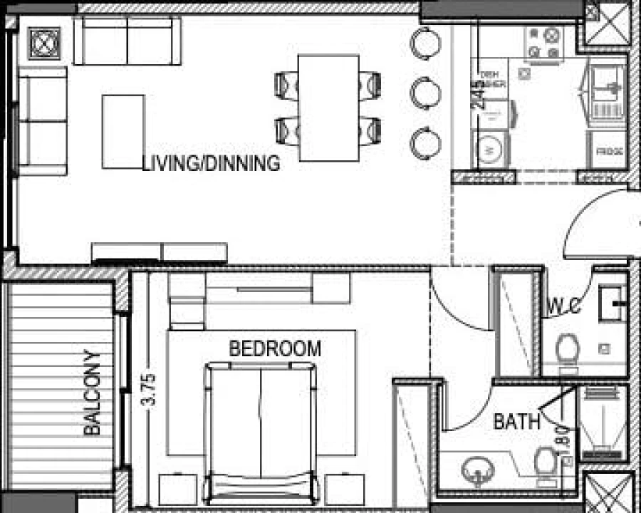 1 BR — 1 Bedroom