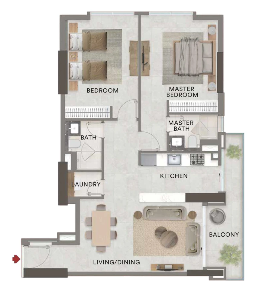 2 BR — 2 Bedroom