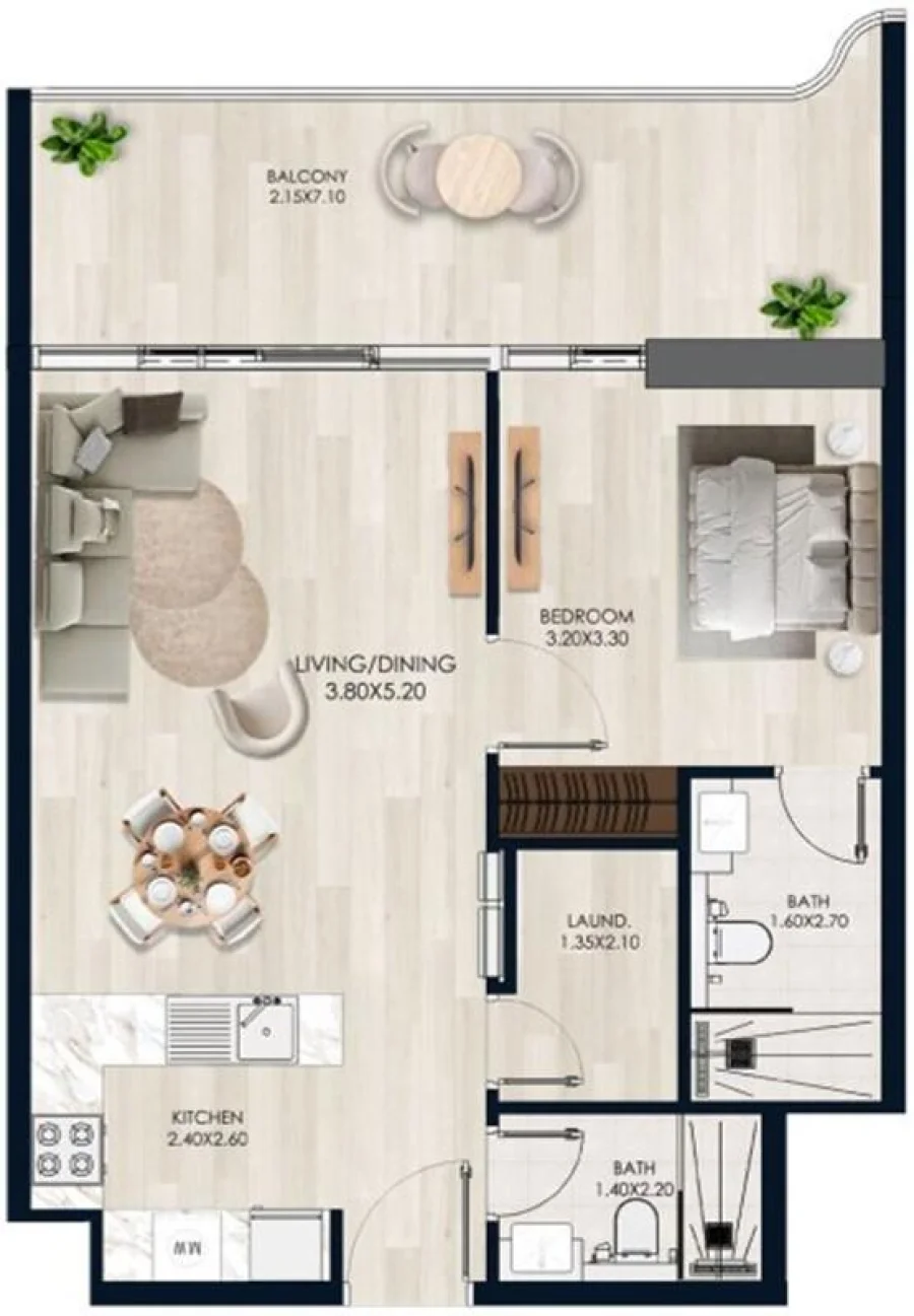1 BR — 1 Bedroom