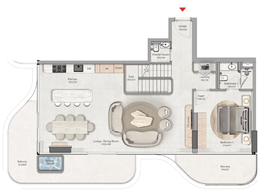 4 BR — Penthouse 704