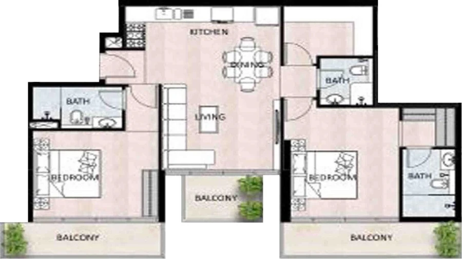 2 BR — 2 Bedroom