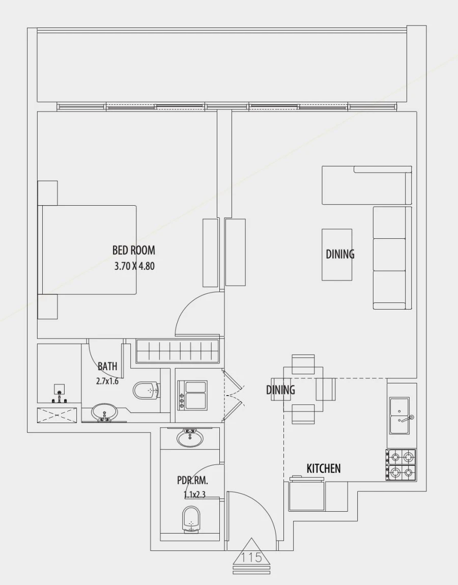 1 BR — 1 BHK