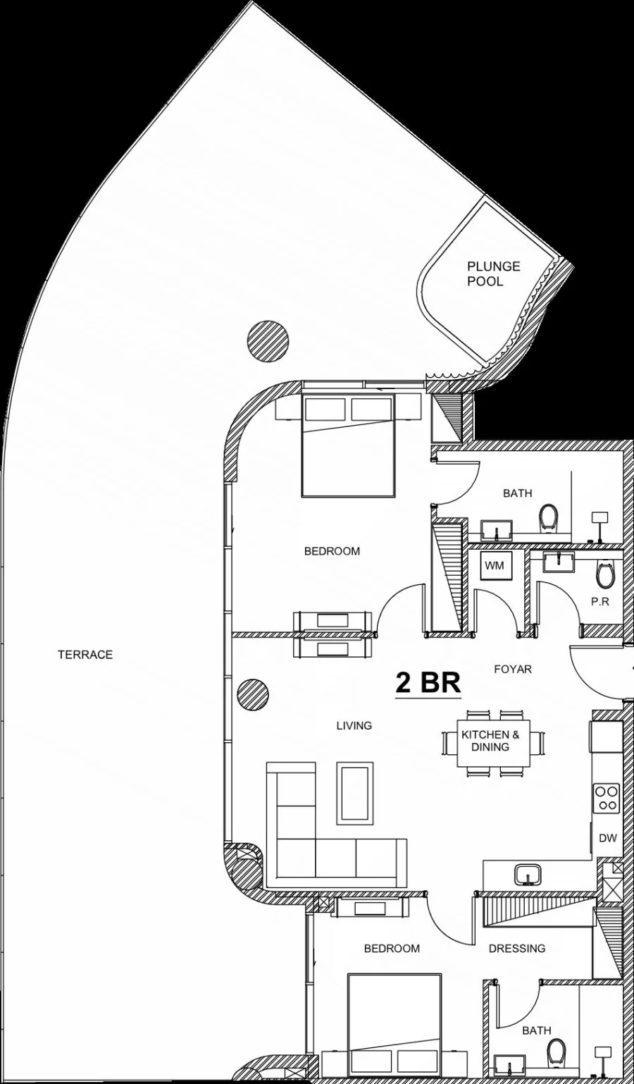 2 BR — 2 Bedroom