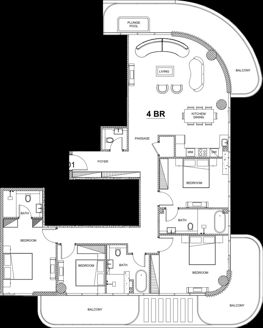 4 BR — 4 Bedroom
