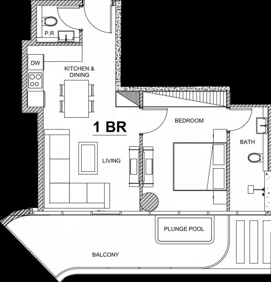1 BR — 1 Bedroom