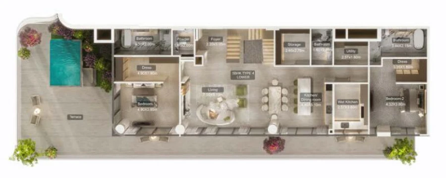 5 BR — 5 Bedroom Duplex