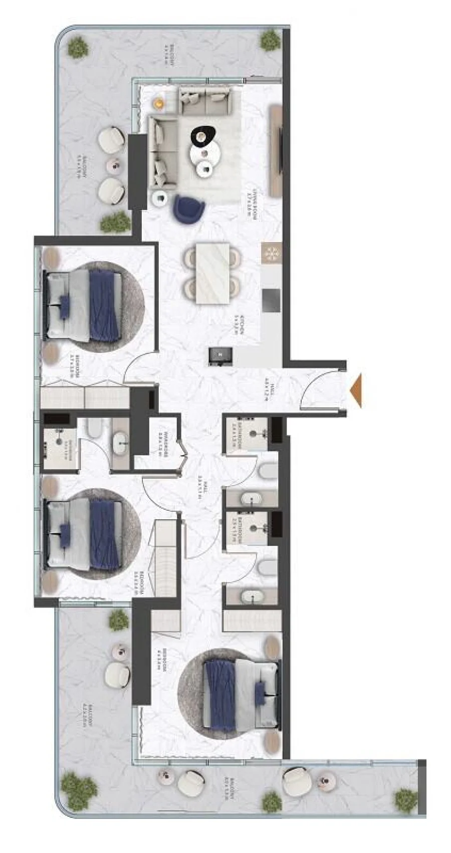 3 BR — 3 Bedroom