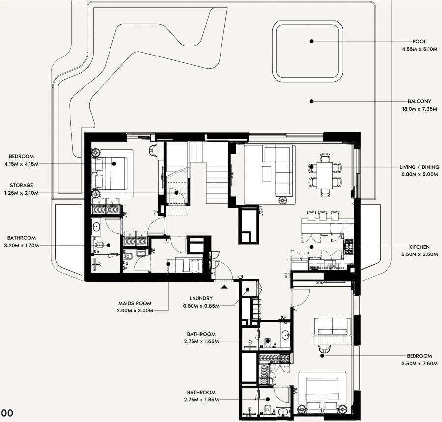 5 BR — Penthouse Type-09