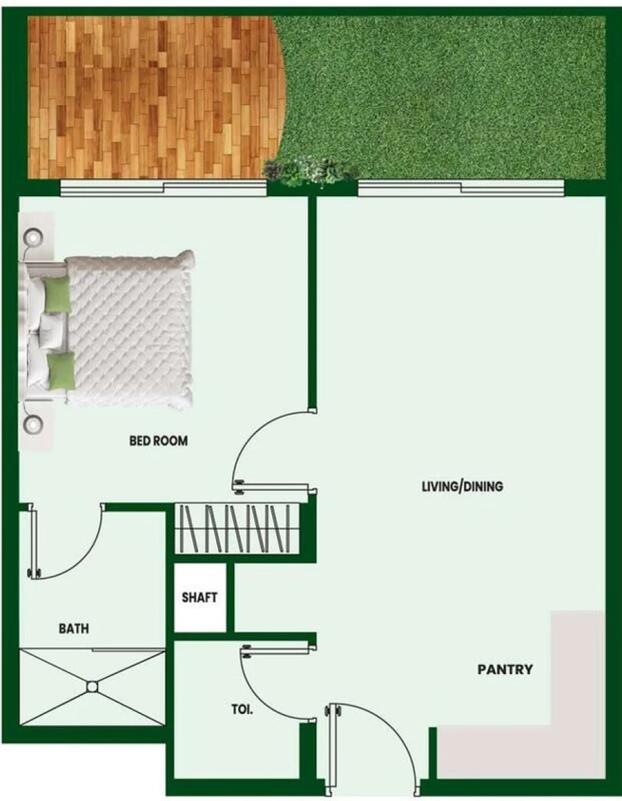 1 BR — 1 Bedroom