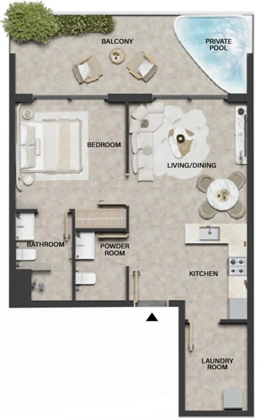 1 BR — 1 Bedroom Type 12