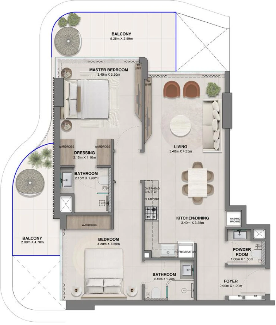 NA — 2 Bedroom 311