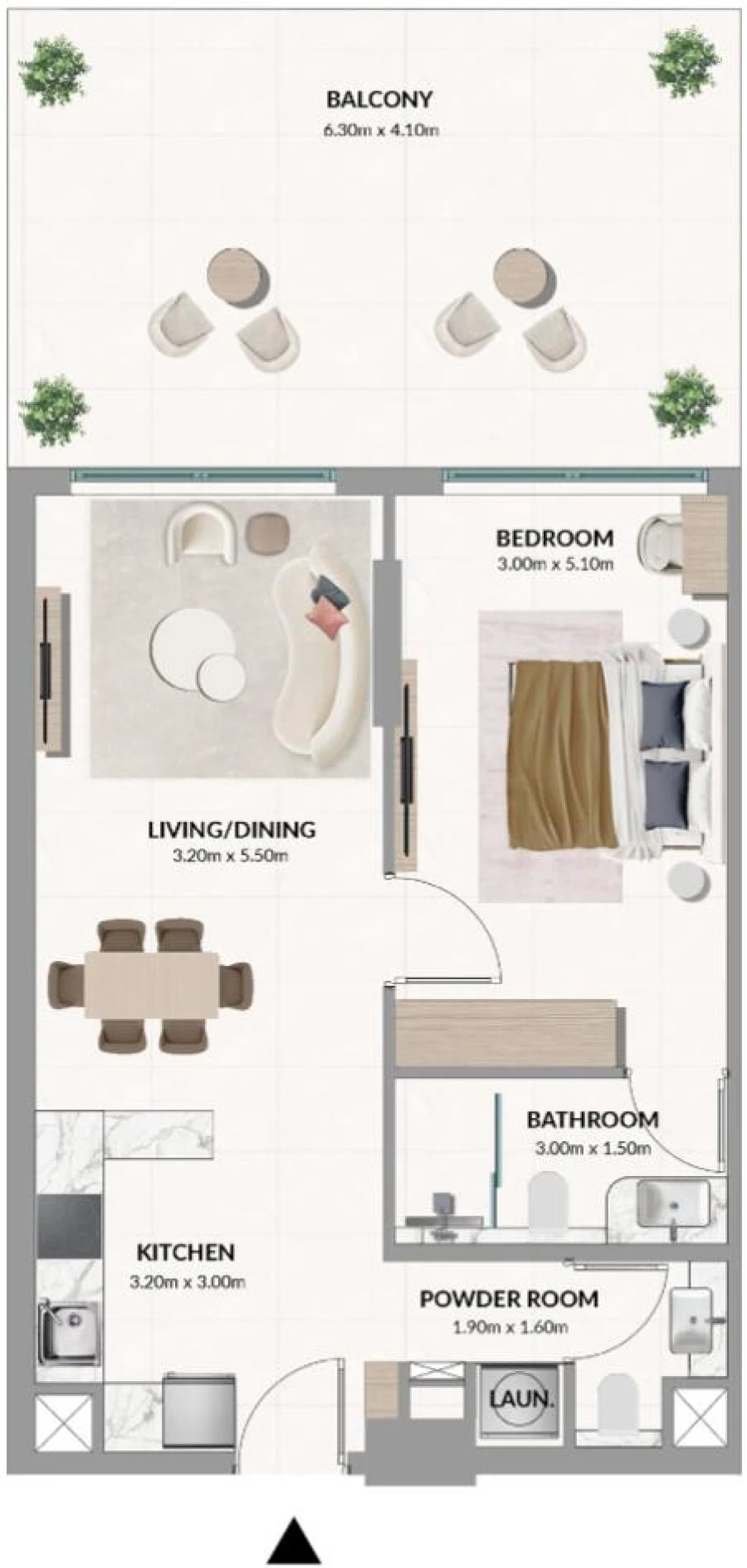 1 BR — 1 Bedroom