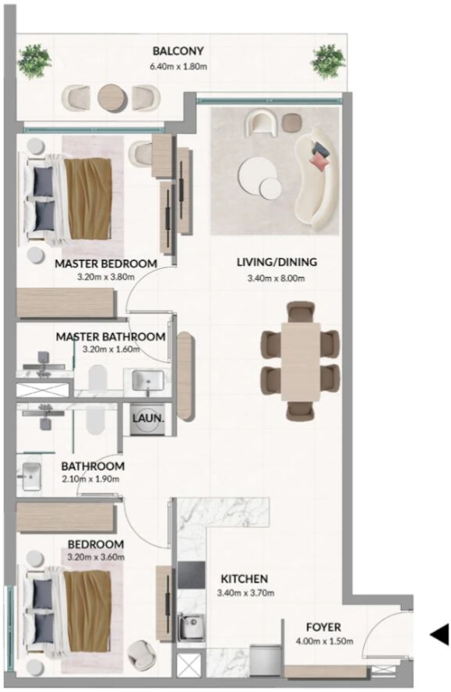 2 BR — 2 Bedroom