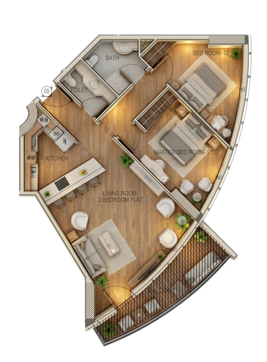 2 BR — 2 Bedroom