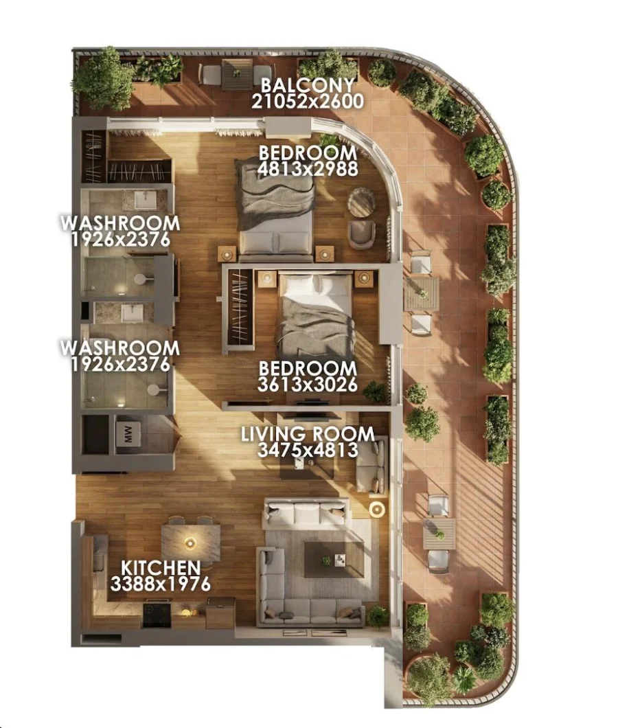 2 BR — 2 Bedroom