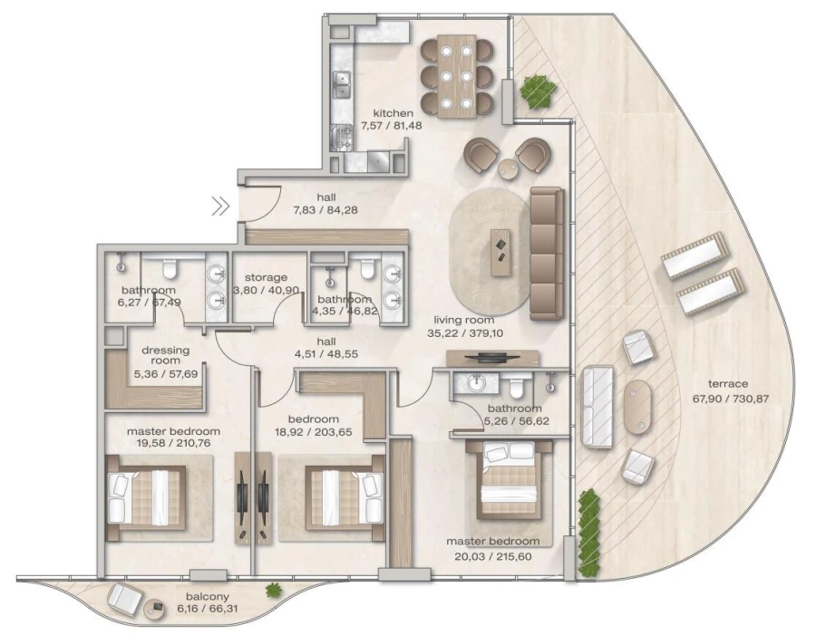 3 BR — 3 Bedroom_24